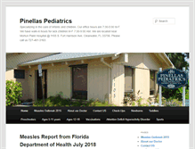 Tablet Screenshot of pinellaspediatrics.com